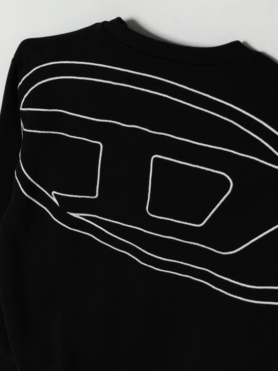 25FW [키즈] 디젤 풀오버 J022740GYCJ K900 Black - DIESEL