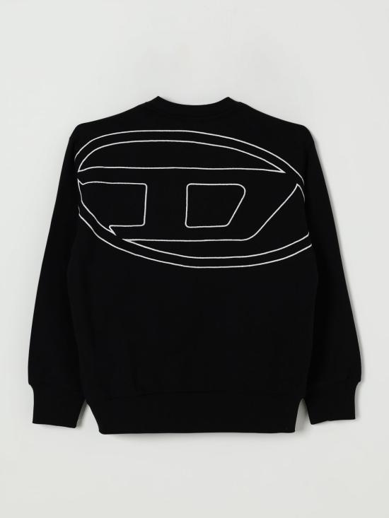 25FW [키즈] 디젤 풀오버 J022740GYCJ K900 Black - DIESEL