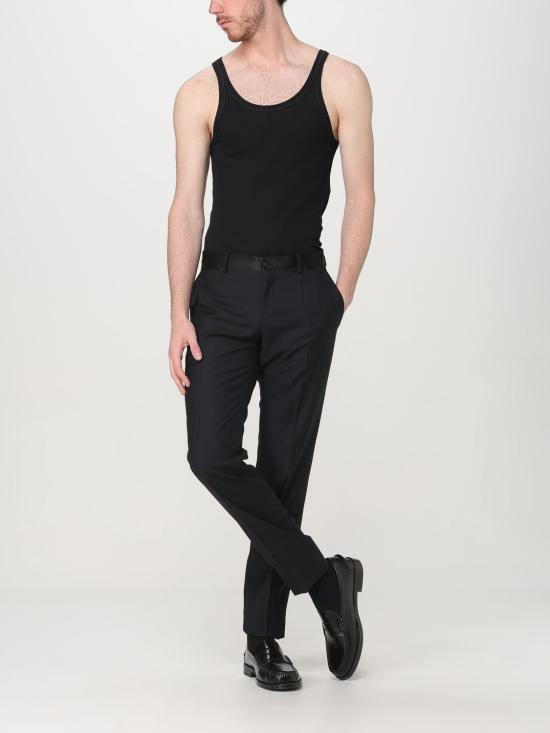 25SS 돌체앤가바나 민소매 티셔츠 G8PA8TFU7AV N0000 Black - DOLCE & GABBANA