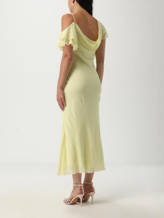 25FW 셀프 포트레이트 롱 원피스 PF25070MY Yellow - SELF PORTRAIT