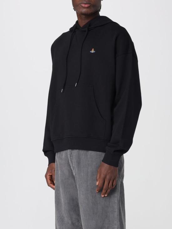 25FW 비비안웨스트우드 긴팔 티셔츠 2I01000MJ006O N401 Black - VIVIENNE WESTWOOD