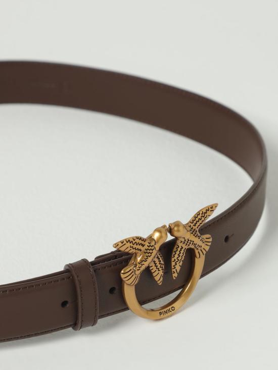 25FW 핑코 레귤러 벨트 100125A0F1 L74Q Brown - PINKO
