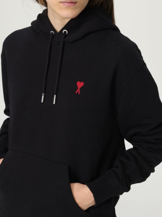 25FW 아미 터틀넥 BFUSW235730 001 Black - AMI