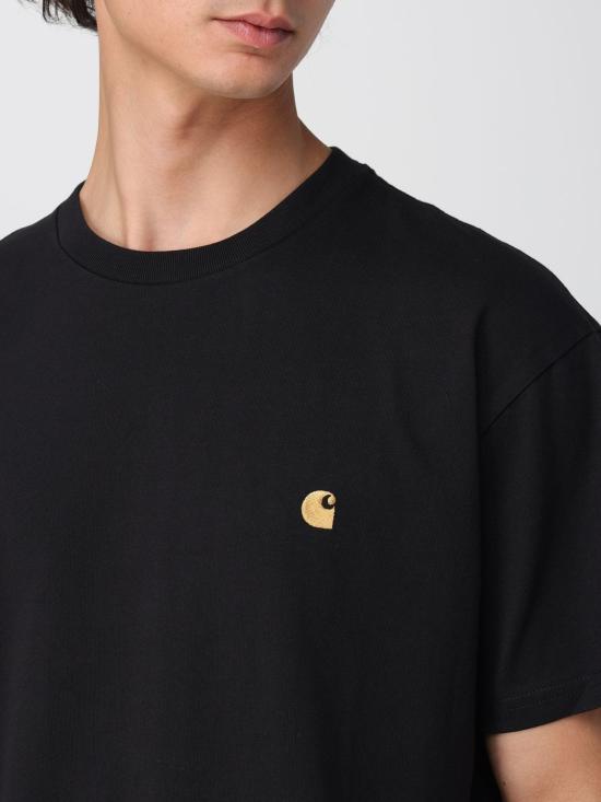 25FW 칼하트 WIP 숏슬리브 체이스 티셔츠 I026391 00FXX Black - CARHARTT WIP