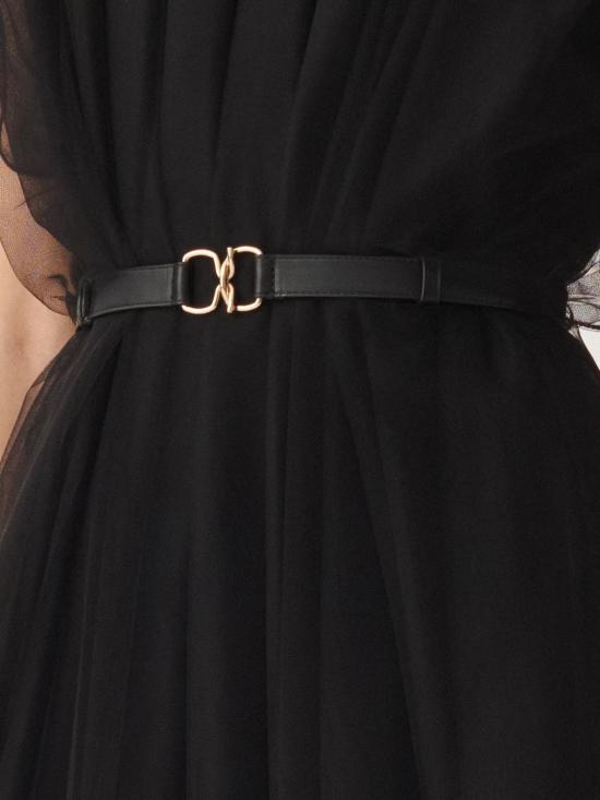 25FW 파비아나 필리피 레귤러 벨트 AAD265A972L214 825 Black - FABIANA FILIPPI