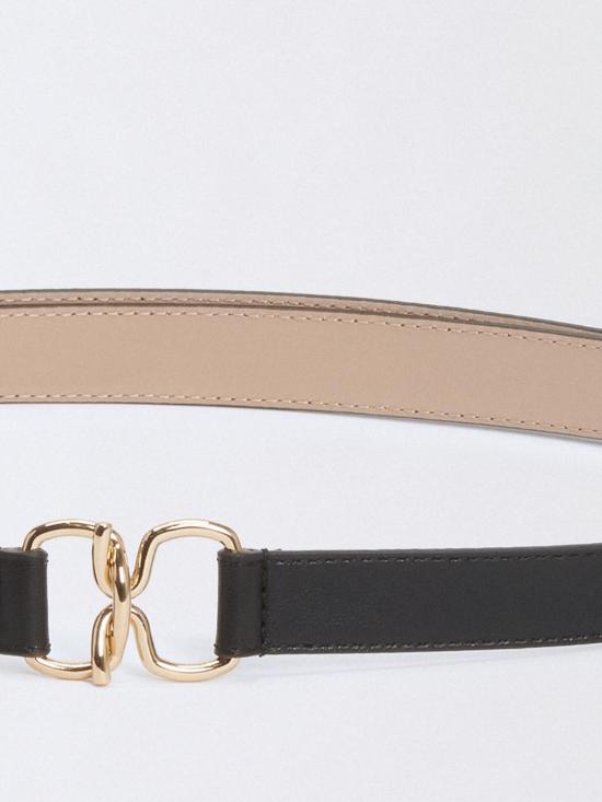 25FW 파비아나 필리피 레귤러 벨트 AAD265A972L214 825 Black - FABIANA FILIPPI