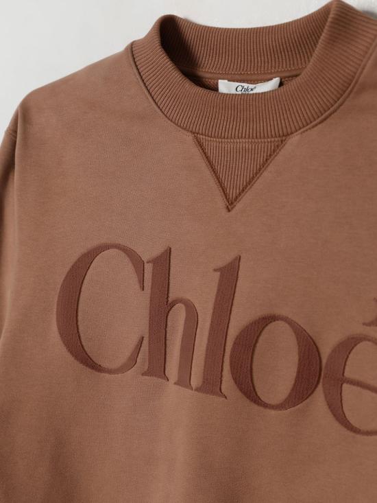 25FW [키즈] 끌로에 풀오버 C20649 31C Brown - CHLOE