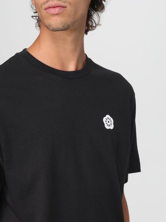 25FW 겐조 반팔 티셔츠 FF55TS2004SG 99J Black - KENZO