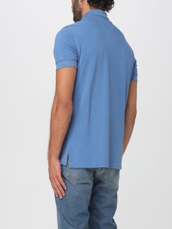 25FW 톰포드 폴로 티셔츠 JPS011JMT013 HB284 Gnawed Blue - TOMFORD