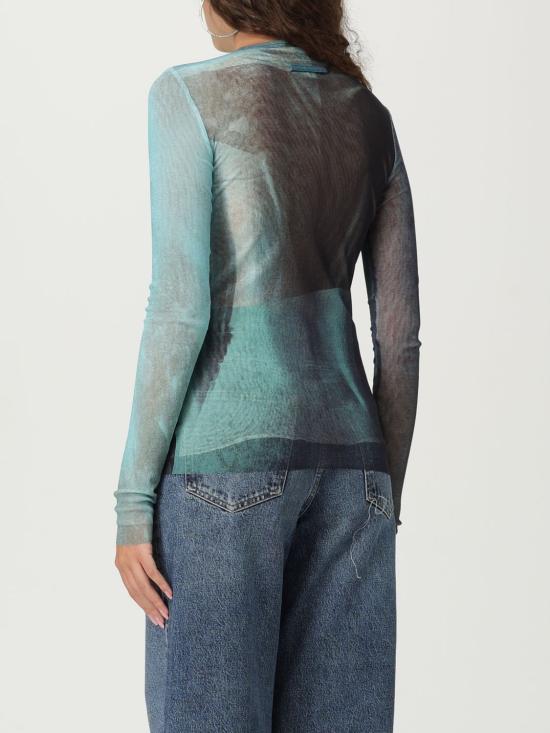 25FW 장 폴 고티에 긴팔 티셔츠 2503WTO310M004P 5557 Blue - JEAN PAUL GAULTIER