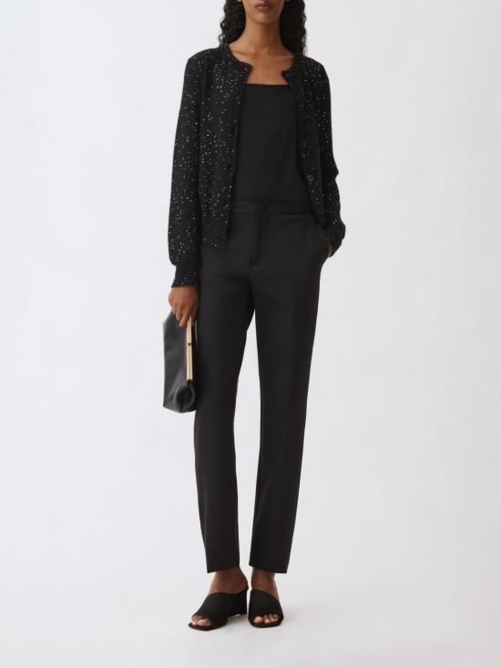 25SS 파비아나 필리피 민소매 티셔츠 TPD265F630L221 825 Black - FABIANA FILIPPI