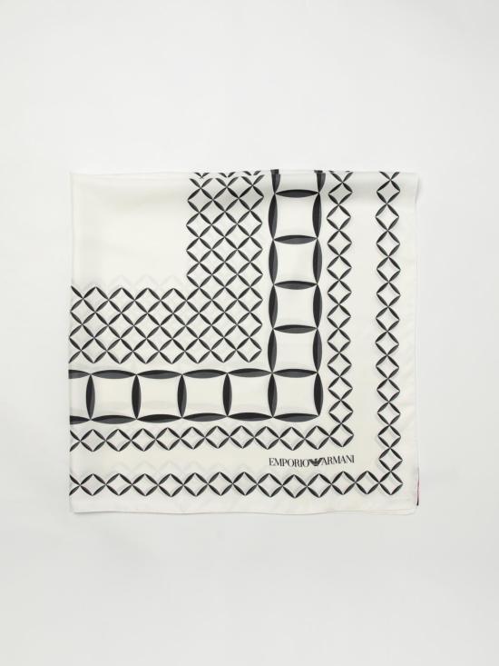 25FW 엠포리오 아르마니 머플러/스카프 EW003172AF20037 F0027 White