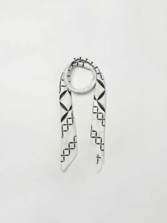 25FW 엠포리오 아르마니 머플러/스카프 EW003172AF20037 F0027 White - EMPORIO ARMANI