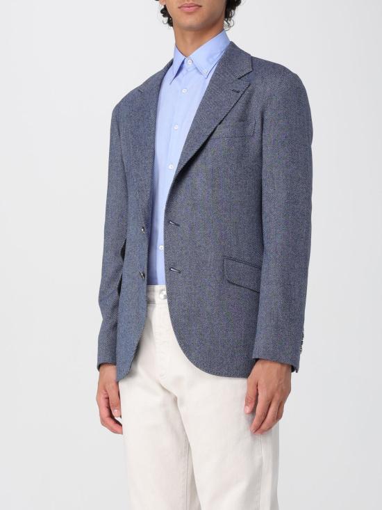 25FW 브루넬로 쿠치넬리 자켓 MV4147BWD5 C005 Denim - BRUNELLO CUCINELLI