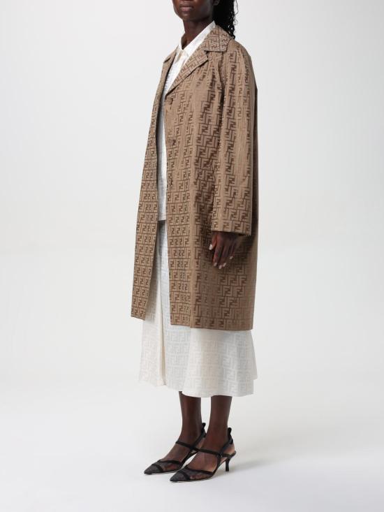 25FW 펜디 코트 FF6038AM3U F1PNO Beige - FENDI