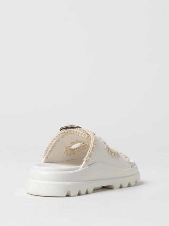 25FW 모우 샌들 MU SW661001N WHI White - MOU