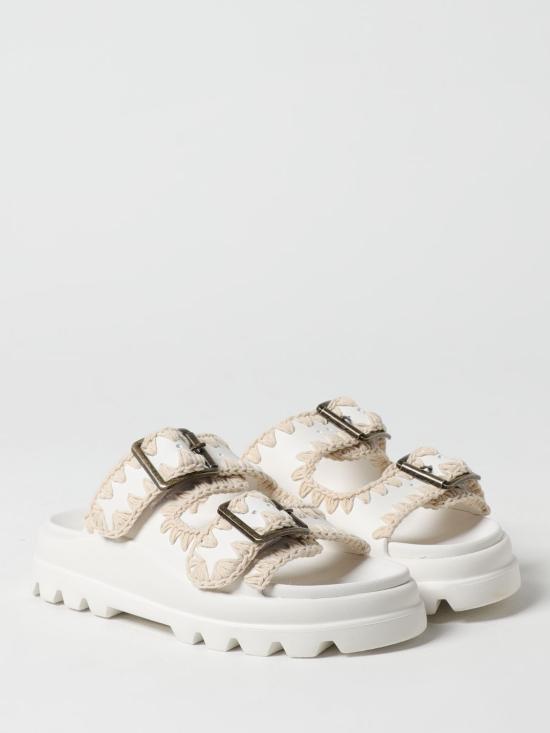 25FW 모우 샌들 MU SW661001N WHI White - MOU