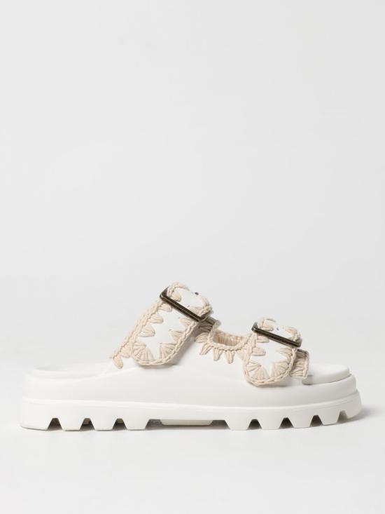 25FW 모우 샌들 MU SW661001N WHI White