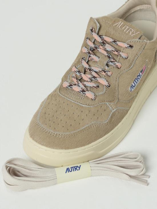 25FW 오트리 메달리스트 로우 스니커즈 AULW PE01 Beige - AUTRY