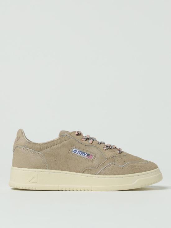 25FW 오트리 메달리스트 로우 스니커즈 AULW PE01 Beige