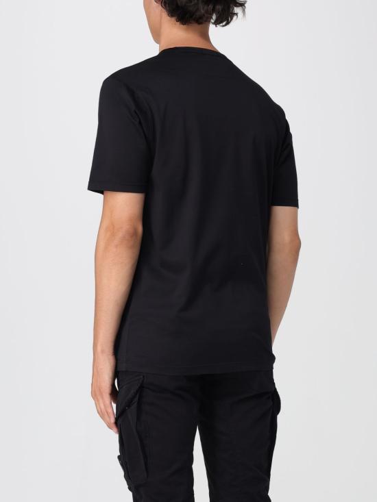 25FW 씨피 컴퍼니 반팔 티셔츠 19CMTS161A006374G 999 Black - C.P. COMPANY