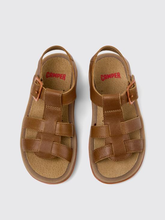 25SS [키즈] 캠퍼 샌들 K800617 002 BICHO 0 Brown - CAMPER