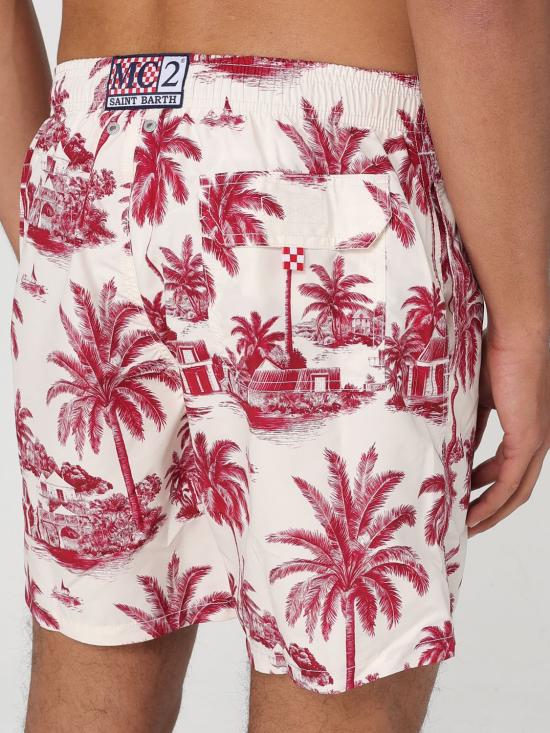 25FW 세인트바쓰 스윔팬츠 GUSTAVIA 02735H Yellow Cream - MC2 SAINT BARTH