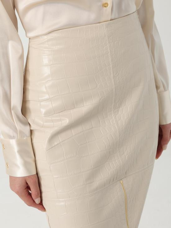 25FW 엘리자베타프랜치 미디 스커트 GO108 DZ9 Milk - ELISABETTA FRANCHI