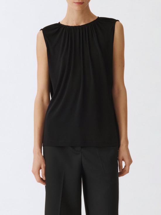 25SS 파비아나 필리피 민소매 티셔츠 TPD265F157D806 825 Black