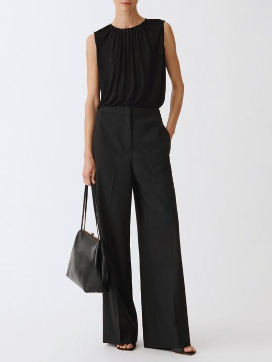 25SS 파비아나 필리피 민소매 티셔츠 TPD265F157D806 825 Black - FABIANA FILIPPI