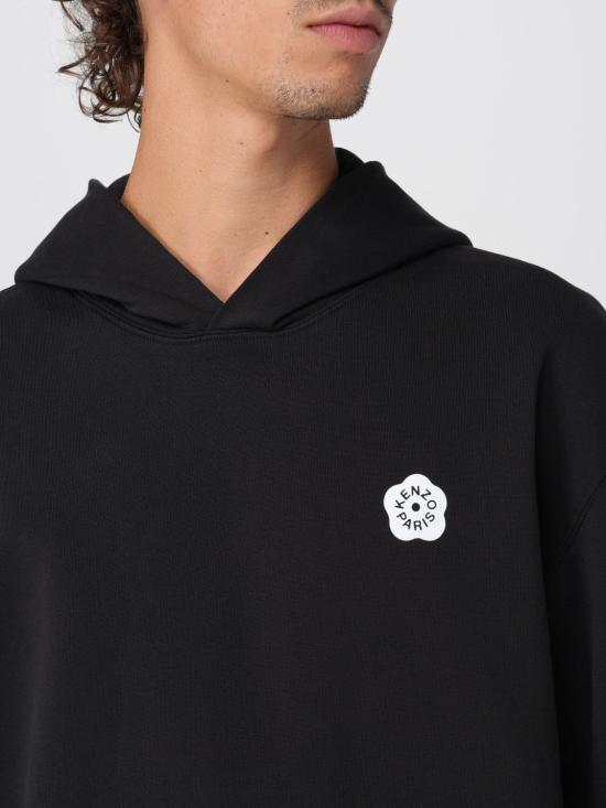 25FW 겐조 긴팔 티셔츠 FF65HO2574MF 99J Black - KENZO