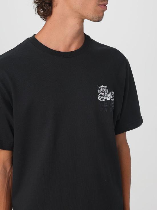 25FW 겐조 반팔 티셔츠 FF65TS2554SI 99J Black - KENZO