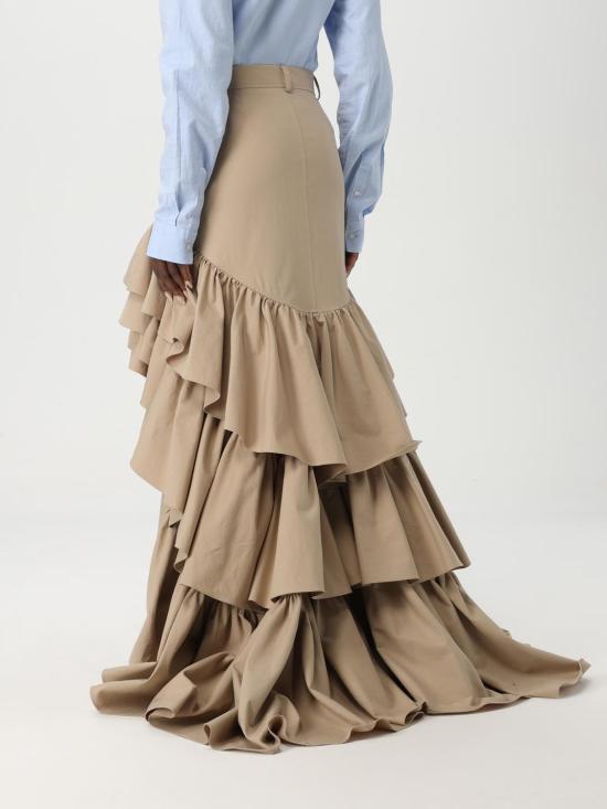 25FW 모스키노 스커트 01180514 0081 Beige - MOSCHINO