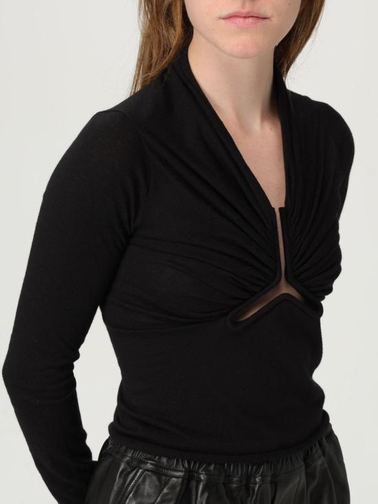 25FW 릭 오웬스 탑 RP02E4266JR 09 Black - RICK OWENS