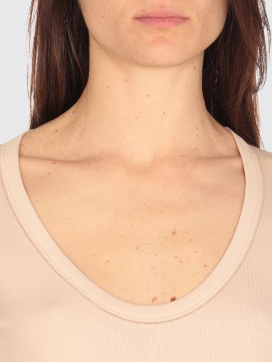 25FW 파비아나 필리피 민소매 티셔츠 JED265F151L180 1261 Sand - FABIANA FILIPPI