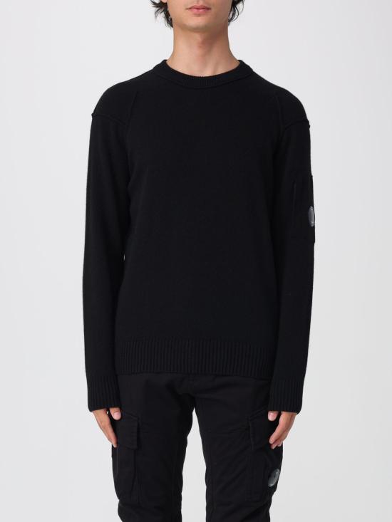 25FW 씨피 컴퍼니 램스울 GRS 크루넥 렌즈 스웨터 RFCMKN707A110149A 999 Black