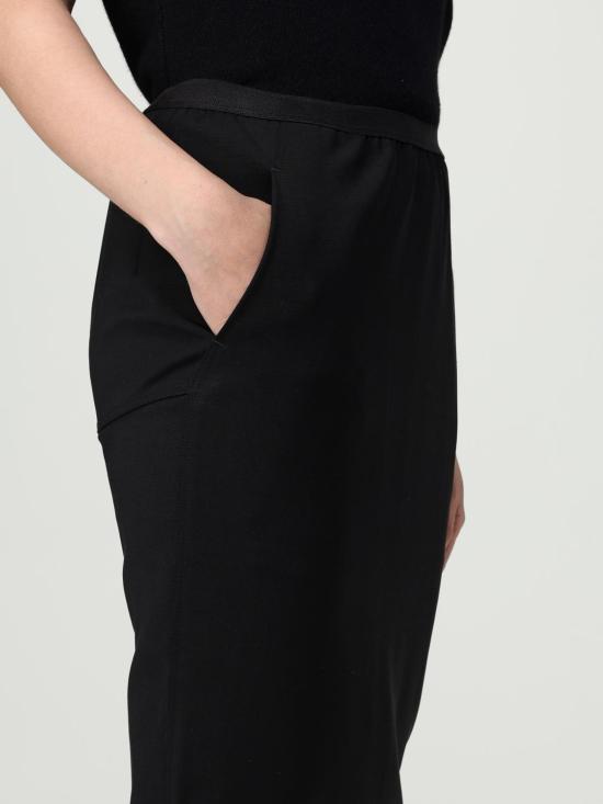 25FW 릭 오웬스 롱 스커트 RP02E4331WST 09 Black - RICK OWENS