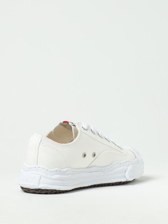 26SS 메종 미하라 야스히로 행크 OG 솔 캔버스 로우탑 A05FW702 White - MAISON MIHARA YASUHIRO