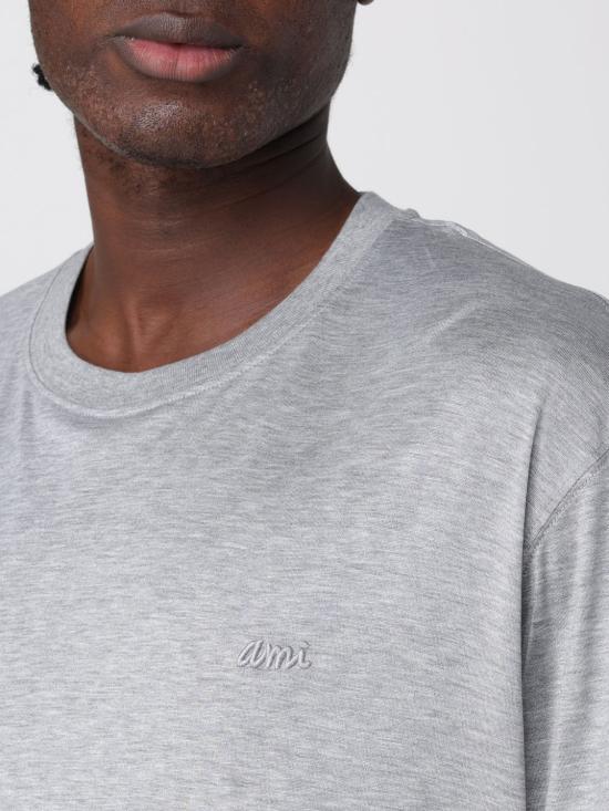 25FW 아미 반팔 티셔츠 UTS333JE0124 055 Grey - AMI
