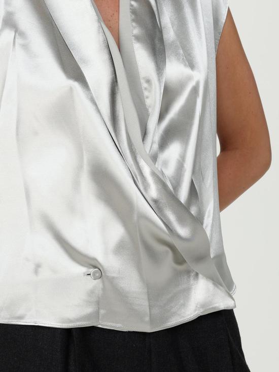 25FW 알베르타 페레티 민소매 티셔츠 02276627 0483 Ice - ALBERTA FERRETTI