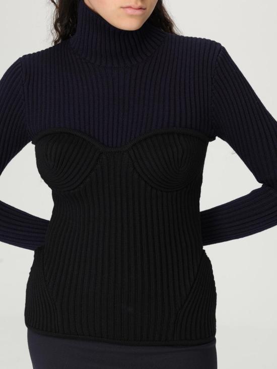 25FW 장 폴 고티에 터틀넥 2503WPO005K001 5900 Blue - JEAN PAUL GAULTIER