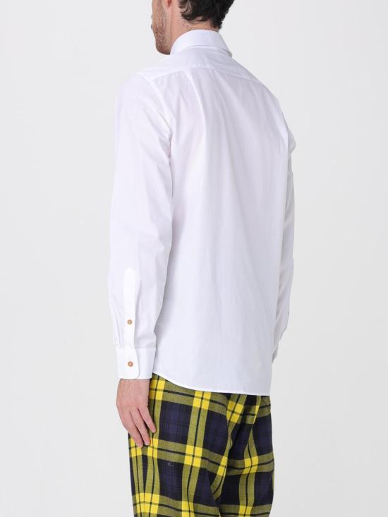 25FW 비비안웨스트우드 긴팔 셔츠 24010005W009Q A401 White - VIVIENNE WESTWOOD