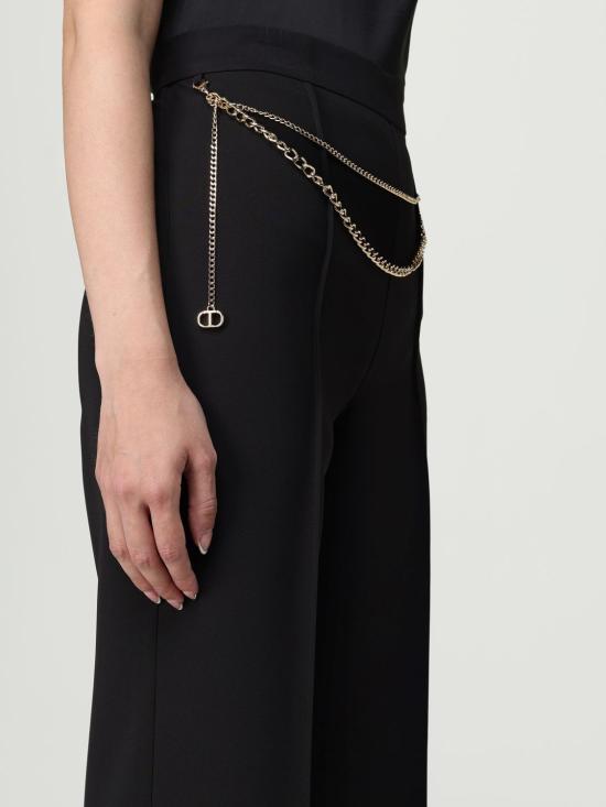 25FW 트윈셋 스트레이트 팬츠 252TP2281 00006 Black - TWINSET