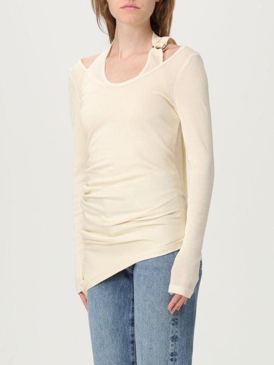 25FW 장 폴 고티에 긴팔 티셔츠 2503WTO287J000 03 Beige - JEAN PAUL GAULTIER