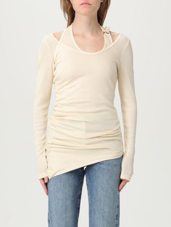 25FW 장 폴 고티에 긴팔 티셔츠 2503WTO287J000 03 Beige