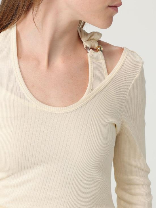 25FW 장 폴 고티에 긴팔 티셔츠 2503WTO287J000 03 Beige - JEAN PAUL GAULTIER