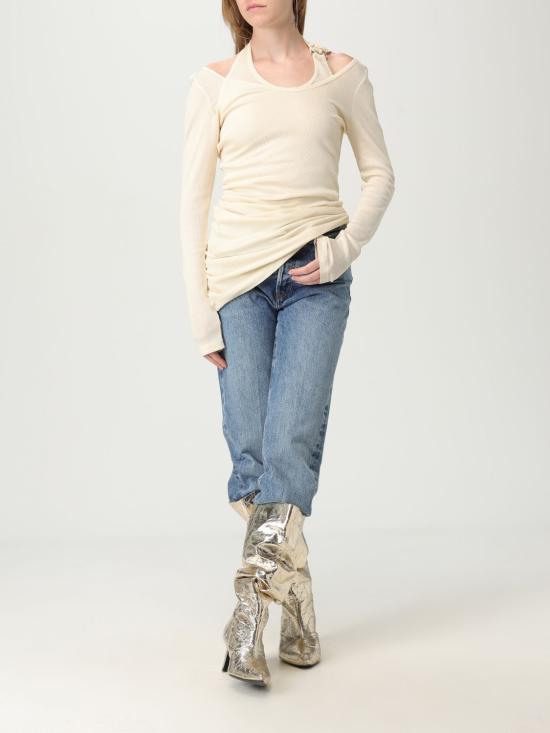 25FW 장 폴 고티에 긴팔 티셔츠 2503WTO287J000 03 Beige - JEAN PAUL GAULTIER