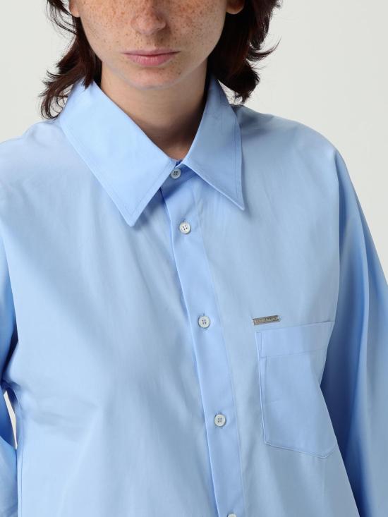 25FW 디스퀘어드2 블라우스 S75DL0912S36275 472 Blue - DSQUARED2