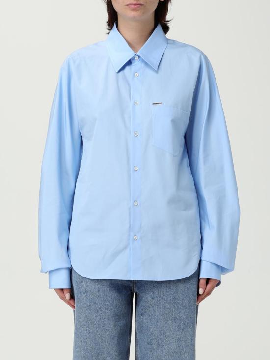 25FW 디스퀘어드2 블라우스 S75DL0912S36275 472 Blue