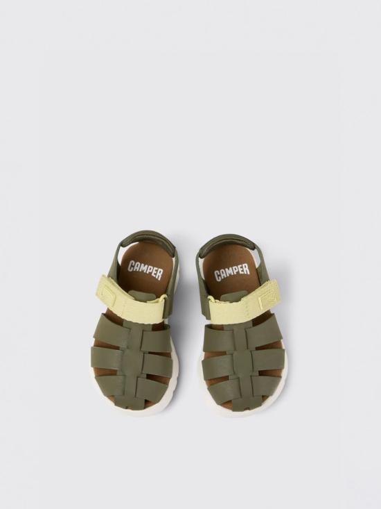 25SS [키즈] 캠퍼 샌들 K800489 015 ORUGA 0 Green - CAMPER